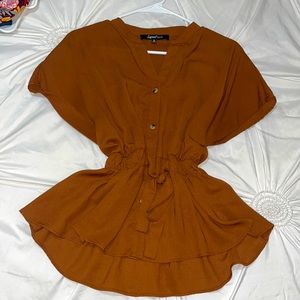 Brown blouse